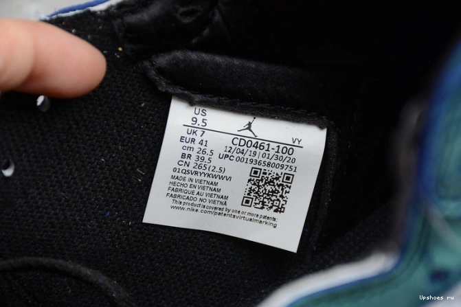 Air CD0461-100 Tie High 1 Jordan Retro Dye 0826